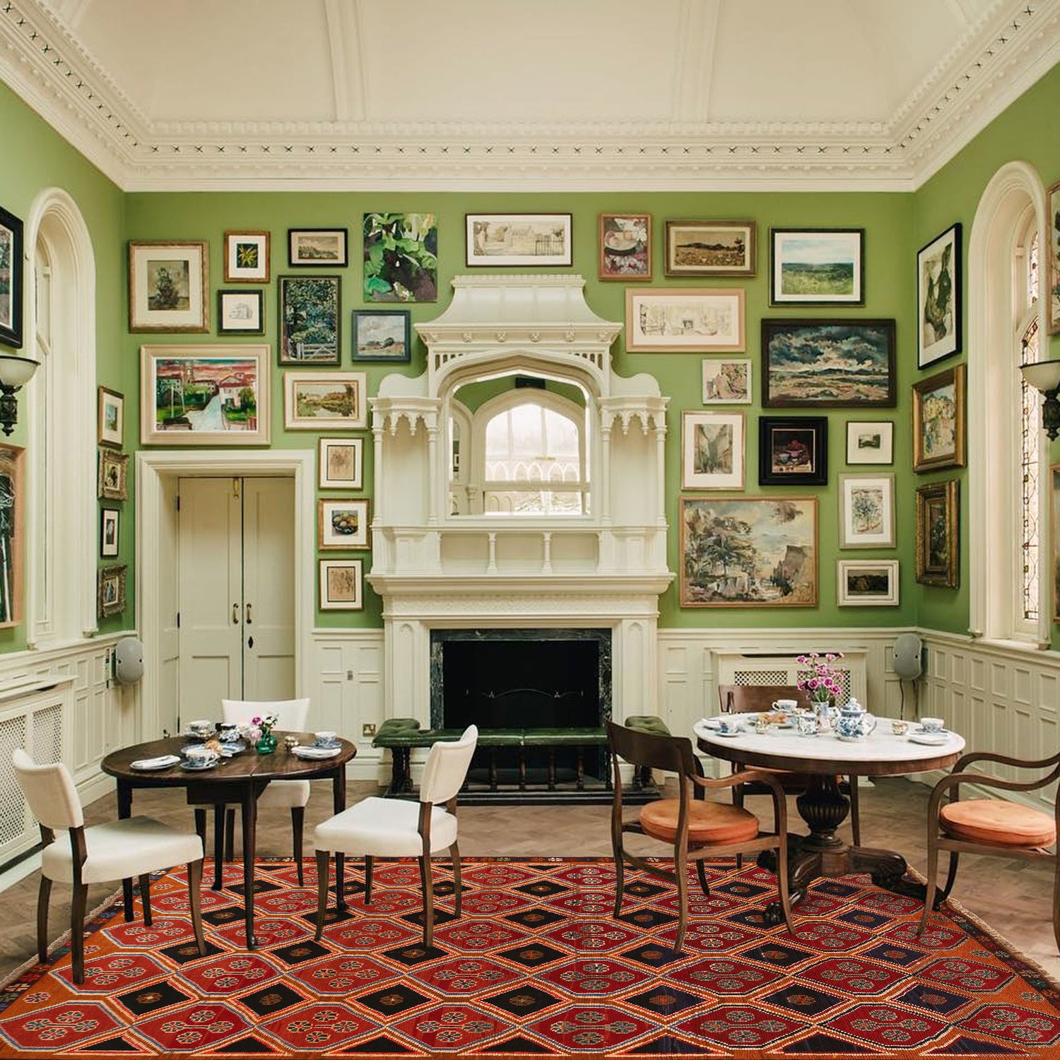 Handmade Kohistani Rug 5' 10" x 7' 10" ft / 178 x 240 cm - No. 8910