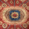 Red Color Heriz Design Rug 4' 0" x 5' 11" ft / 123 x 181 cm - No. 8960