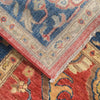 Red Color Heriz Design Rug 4' 0" x 5' 11" ft / 123 x 181 cm - No. 8960