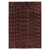 Authentic Afghan War Area Rug 6' 3" x 9' 9" ft / 190 x 298 cm - No. 8993