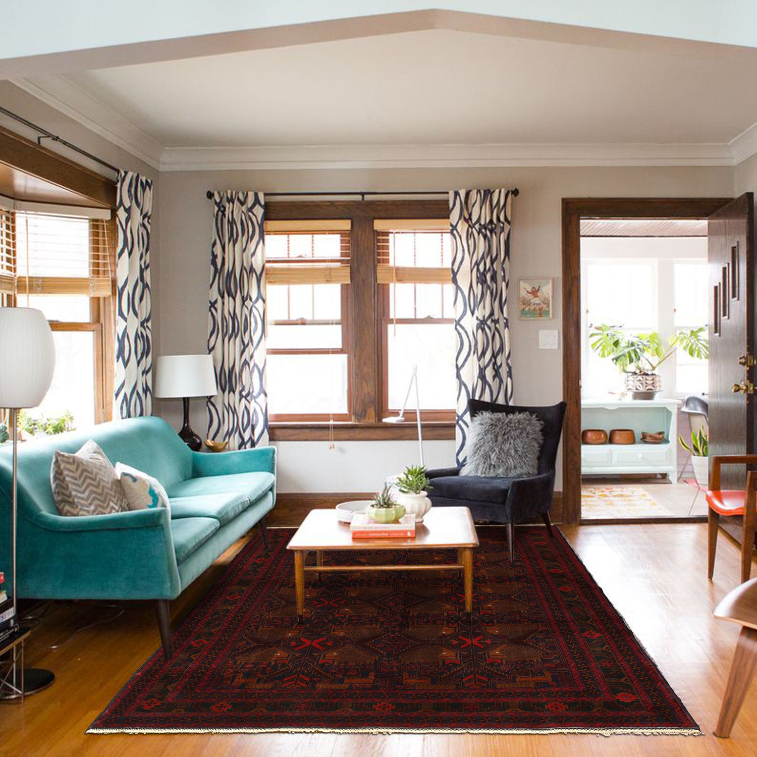 Handmade Baluchi Rug 8' 6" x 10' 0" ft / 260 x 305 cm - No. 9000