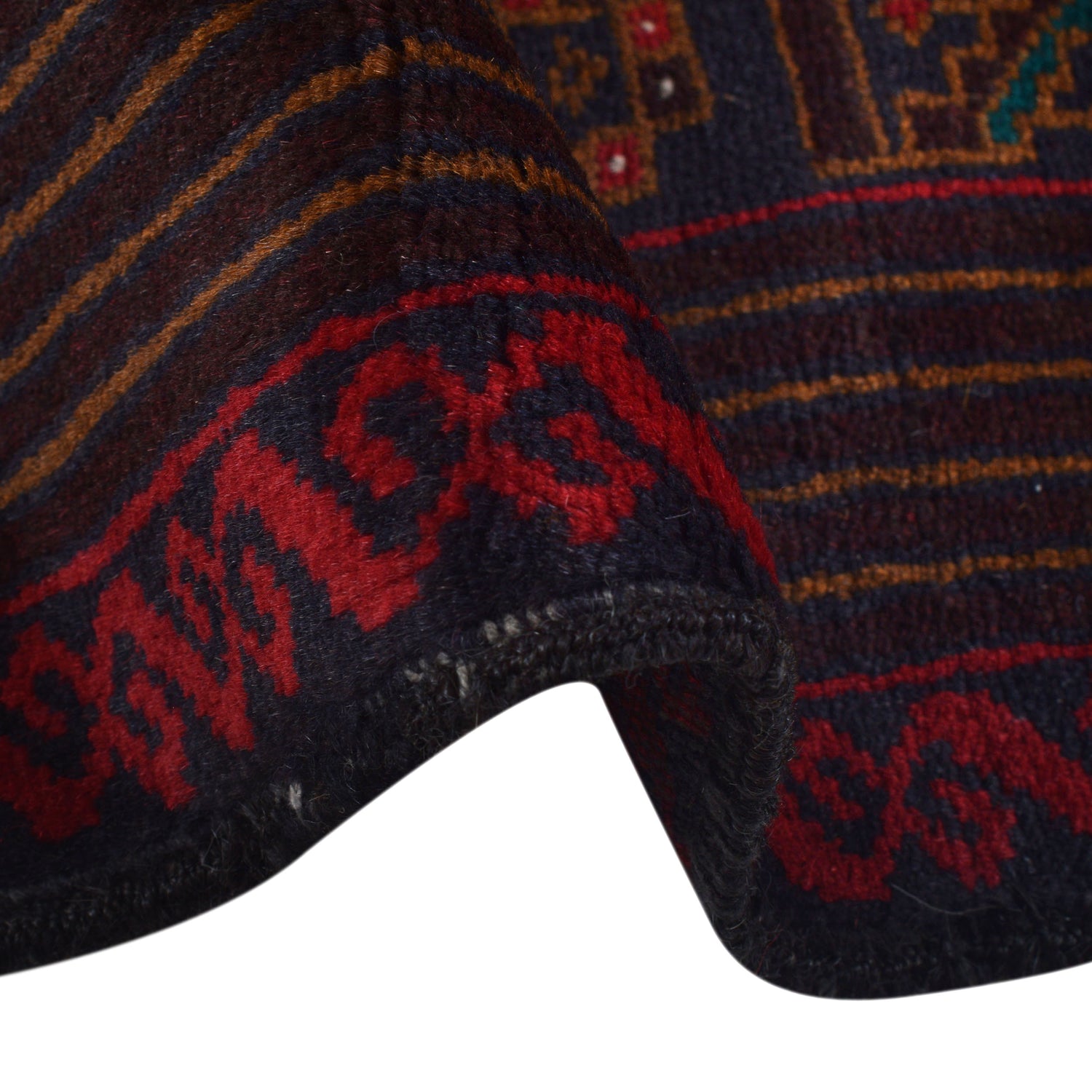 Multi Color Baluchi Carpet 5' 11" x 9' 7" ft / 180 x 292 cm - No. 9001