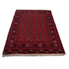 Hand Knotted Bokhara Carpet 4' 0" x 6' 4" ft / 123 x 192 cm - No. 9033