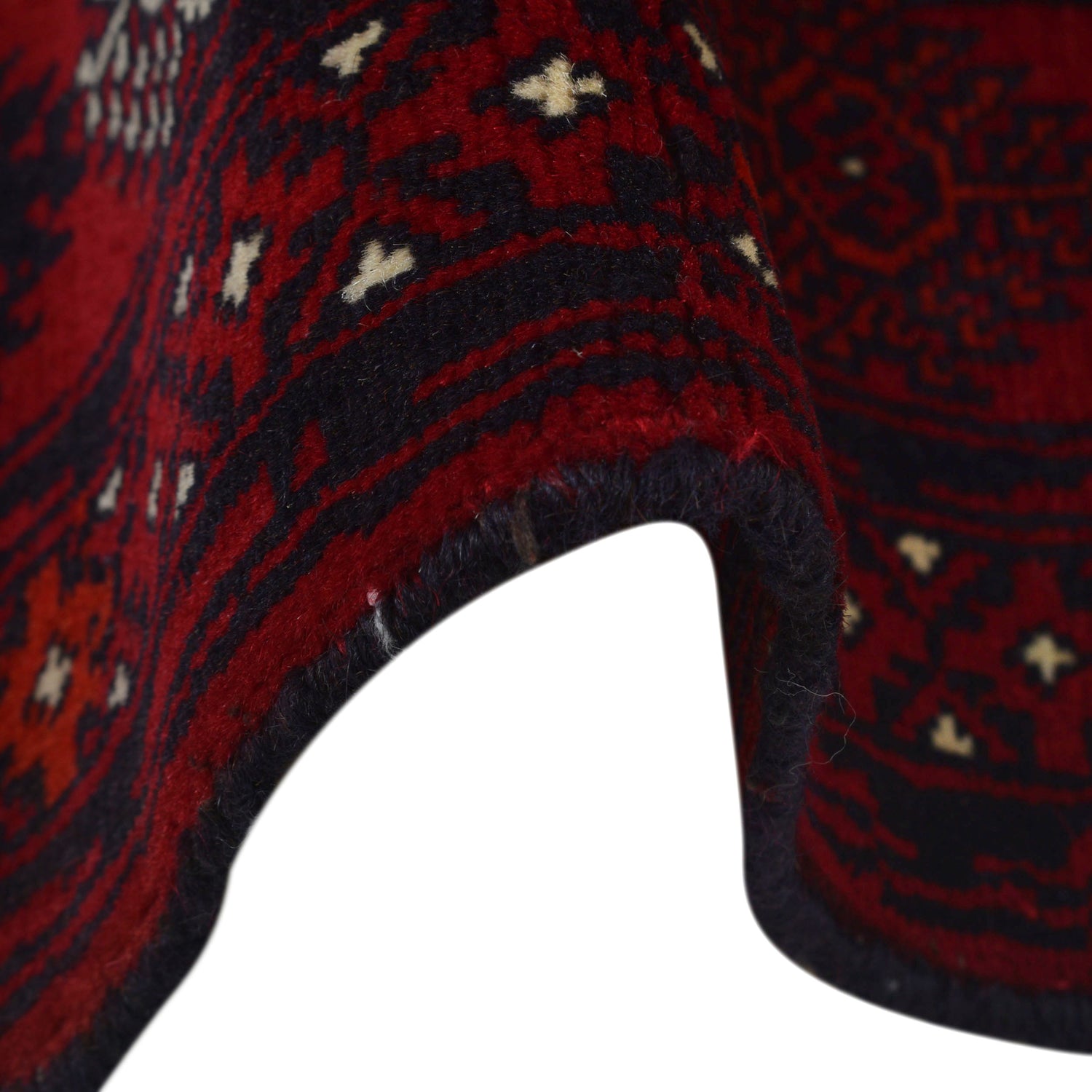 Hand Knotted Bokhara Carpet 4' 0" x 6' 4" ft / 123 x 192 cm - No. 9033