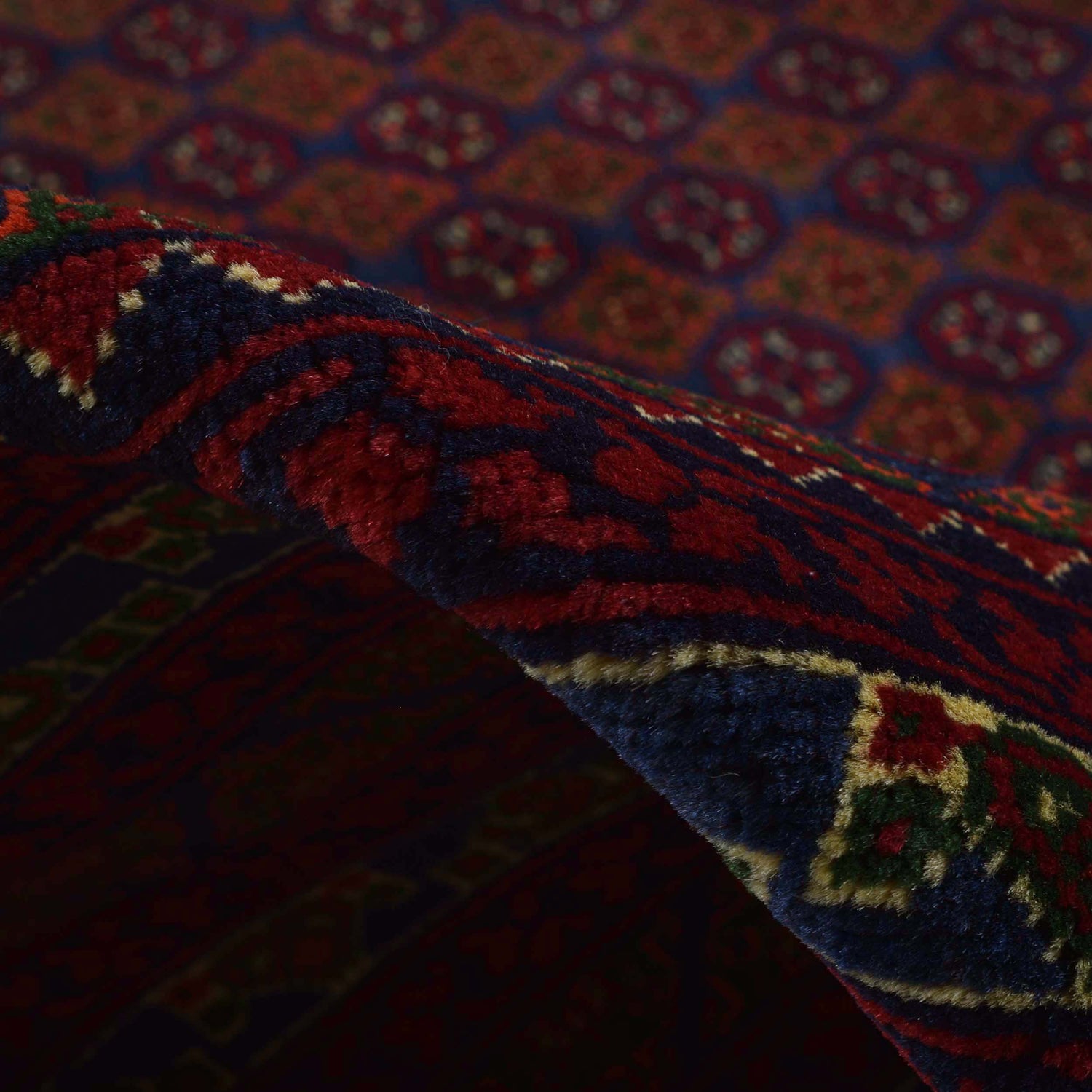 Oriental Handmade Khoja Roshnai Rug 6' 4" x 9' 5" ft / 192 x 288 cm - No. 9046