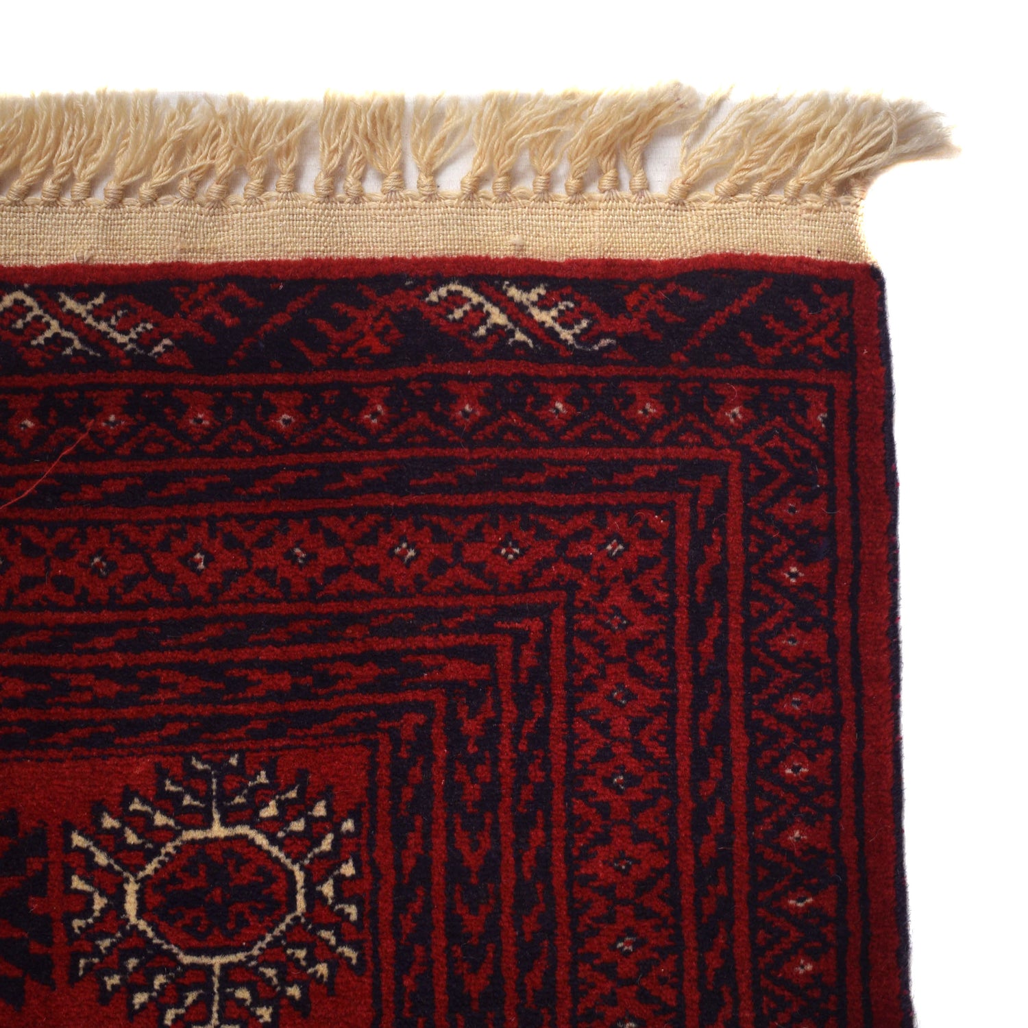 Red Bokhara Rug 6' 9" x 9' 7" ft / 206 x 292 cm - No. 9051