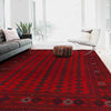 Red Bokhara Rug 6' 9" x 9' 7" ft / 206 x 292 cm - No. 9051
