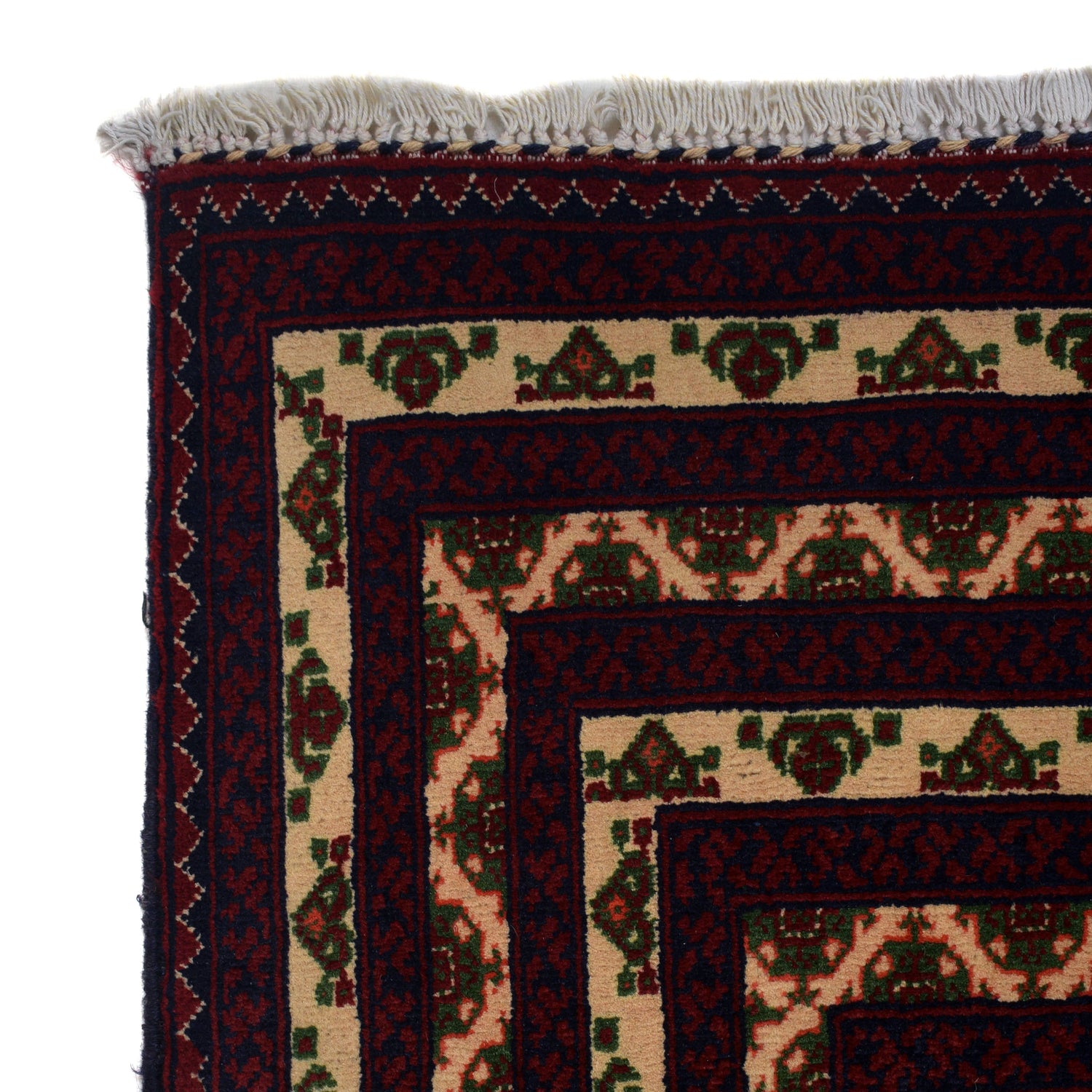 Beige Color Khoja Roshnai Area Rug 6' 5" x 9' 3" ft / 196 x 282 cm - No. 9052