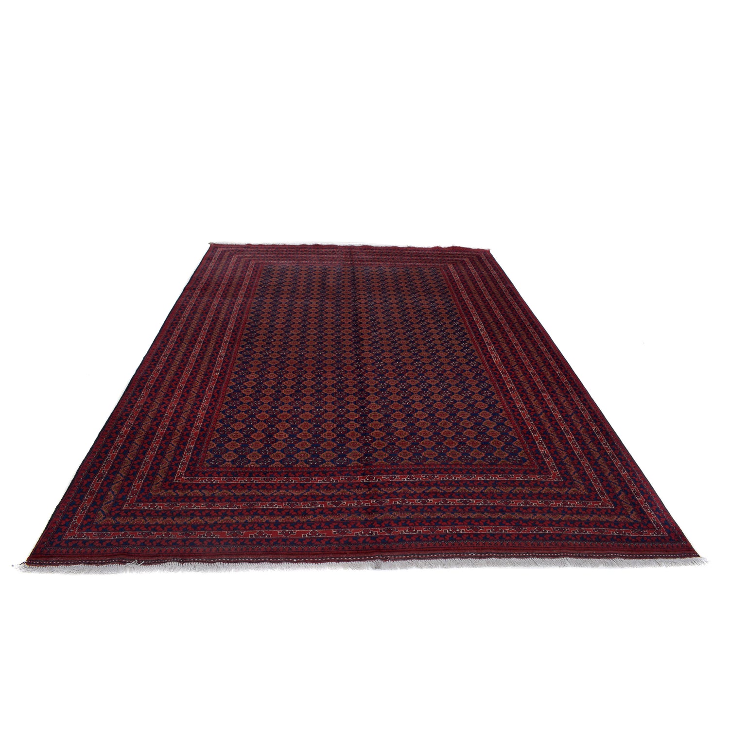 Oriental Handmade Khoja Roshnai Rug 6' 7" x 9' 7" ft / 200 x 293 cm - No. 9220