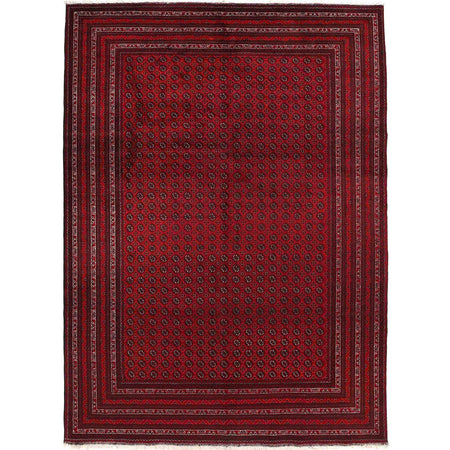 Oriental Handmade Khoja Roshnai Rug 6' 8" x 9' 5" ft / 203 x 287 cm - No. 9230