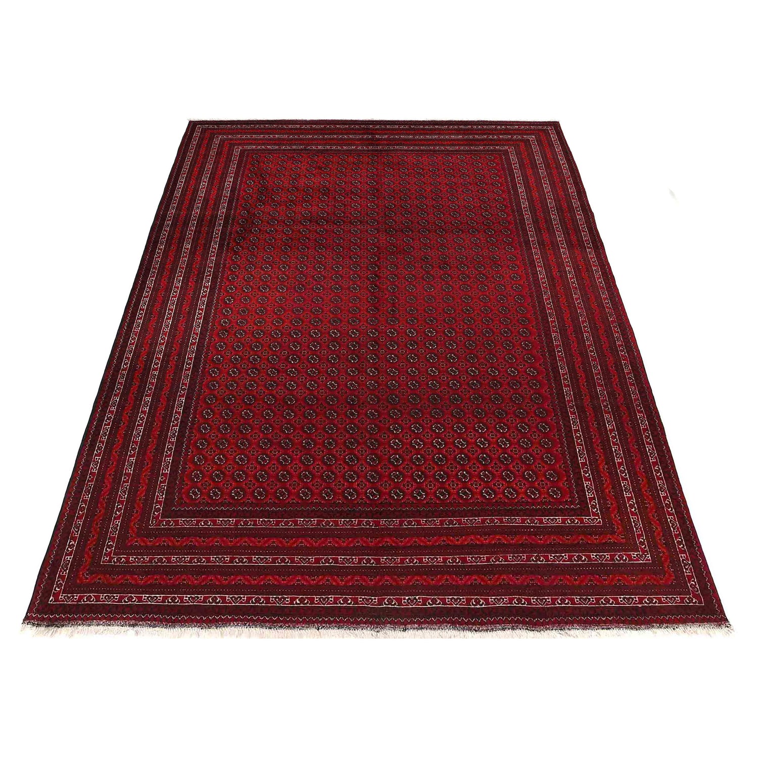 Oriental Handmade Khoja Roshnai Rug 6' 8" x 9' 5" ft / 203 x 287 cm - No. 9230