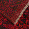 Red Afghan Filpa Area Rug - Handmade Oriental Wool Carpet 8' 8" x 11' 5" ft / 263 x 347 cm - No. 9243