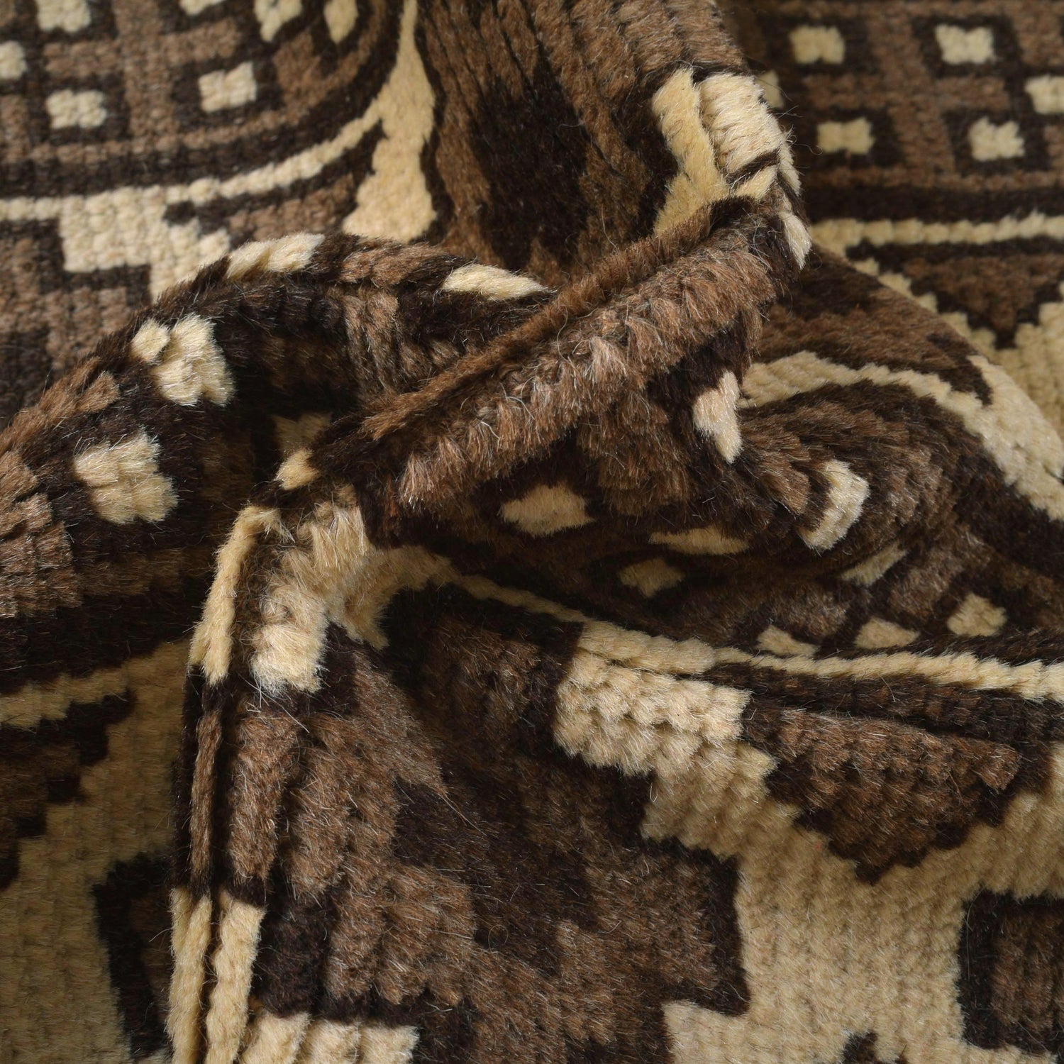 Handmade Afghan Carpet 6' 0" x 9' 1" ft / 184 x 277 cm - No. 9284