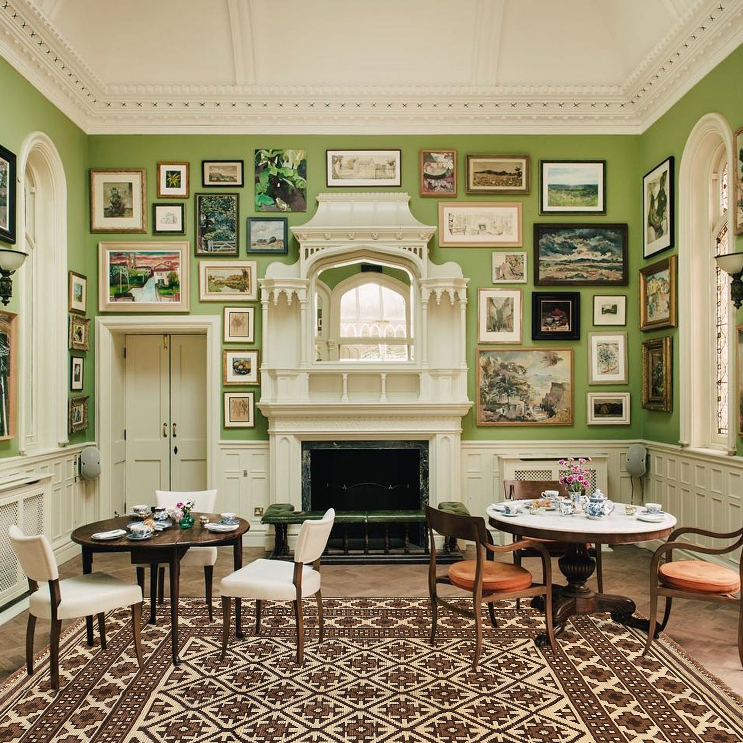 Afghan Baluchi Rug 5' 8" x 8' 7" ft / 172 x 261 cm - No. 9285