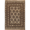 Hand Knotted White Area Rug 5' 10" x 8' 11" ft / 178 x 272 cm - No. 9286
