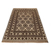 Hand Knotted White Area Rug 5' 10" x 8' 11" ft / 178 x 272 cm - No. 9286