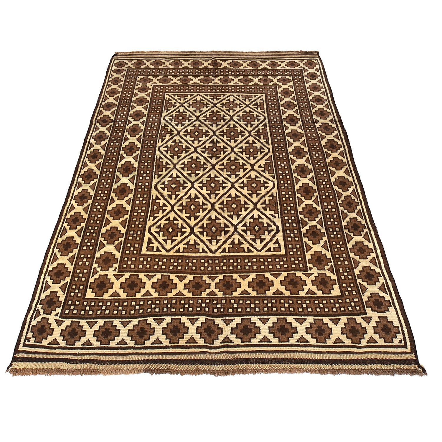 Handmade Natural Baluchi Rug 5' 7" x 8' 10" ft / 169 x 269 cm - No. 9287