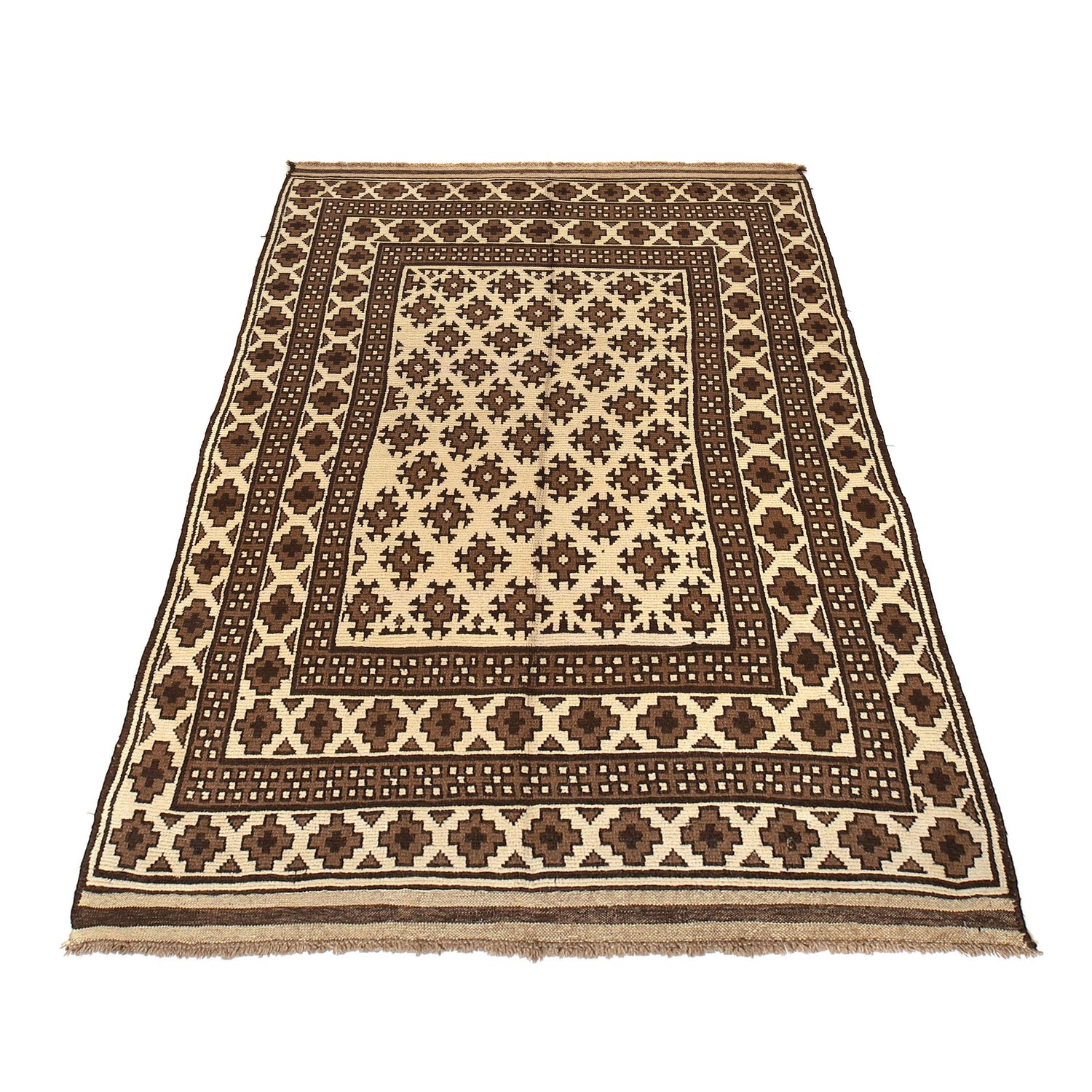 Handmade Natural Baluchi Rug 5' 8" x 9' 0" ft / 173 x 275 cm - No. 9292