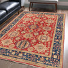 Hand Knotted Persian Design Heriz Rug 4' 9" x 6' 7" ft / 145 x 201 cm - No. 9475