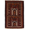 Hand Knotted Prayer Rug 2' 10" x 4' 3" ft / 87 x 130 cm - No. B16372