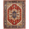 Hand Knotted Persian Heriz Area Rug 5' 0" x 6' 6" ft / 153 x 199 cm - No. B19903