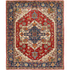 Hand Knotted Persian Design Heriz Rug 8' 1" x 9' 9" ft / 247 x 297 cm - No. B19906