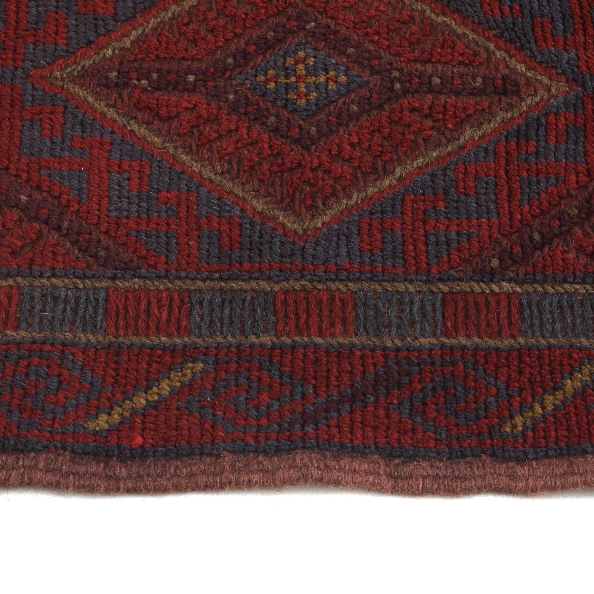 Handmade Mushwani Runner Rug 1' 11" x 8' 0" ft / 58 x 244 cm - No. B20283