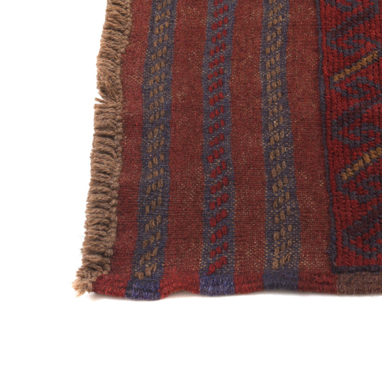 Handmade Mushwani Runner Rug 1' 11" x 8' 0" ft / 58 x 244 cm - No. B20283