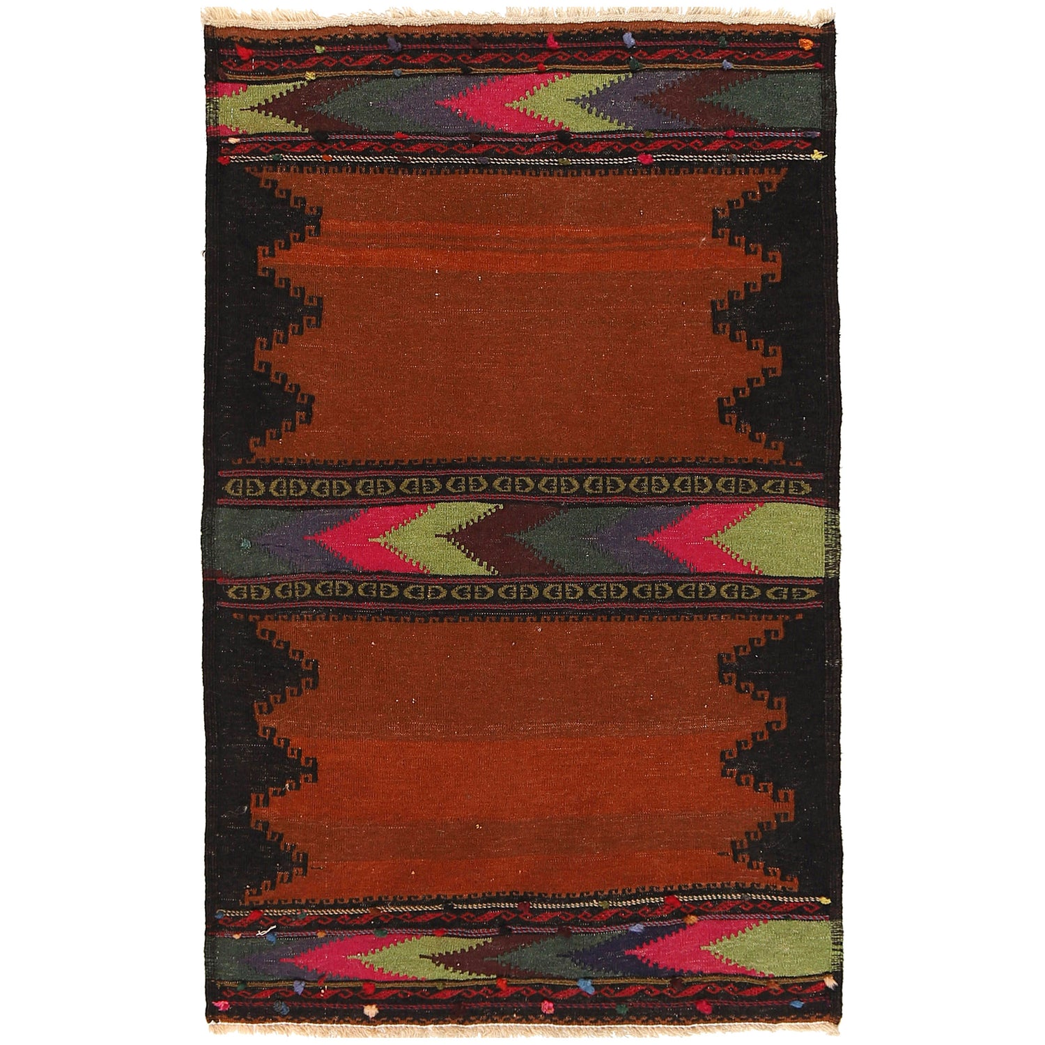 Handmade Table Sheet Kilim Runner 2' 11" x 4' 8" ft / 89 x 142 cm - No. B21060