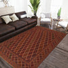 Multi Color Mashwani Medium Area Rug 6' 10" x 9' 6" ft / 207 x 289 cm - No. B21065