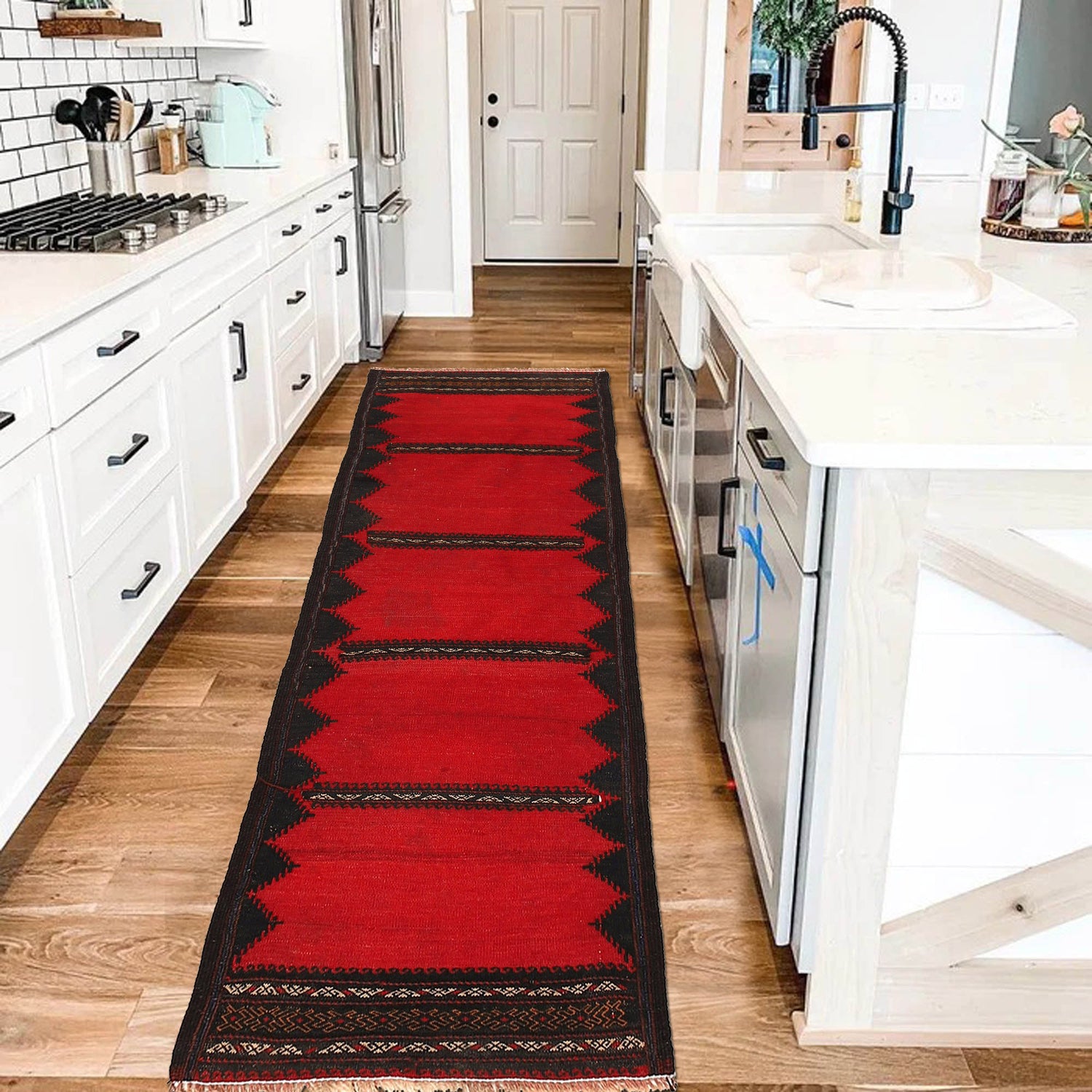 Flatweave Table Sheet Runner 2' 1" x 5' 2" ft / 64 x 157 cm - No. B21294