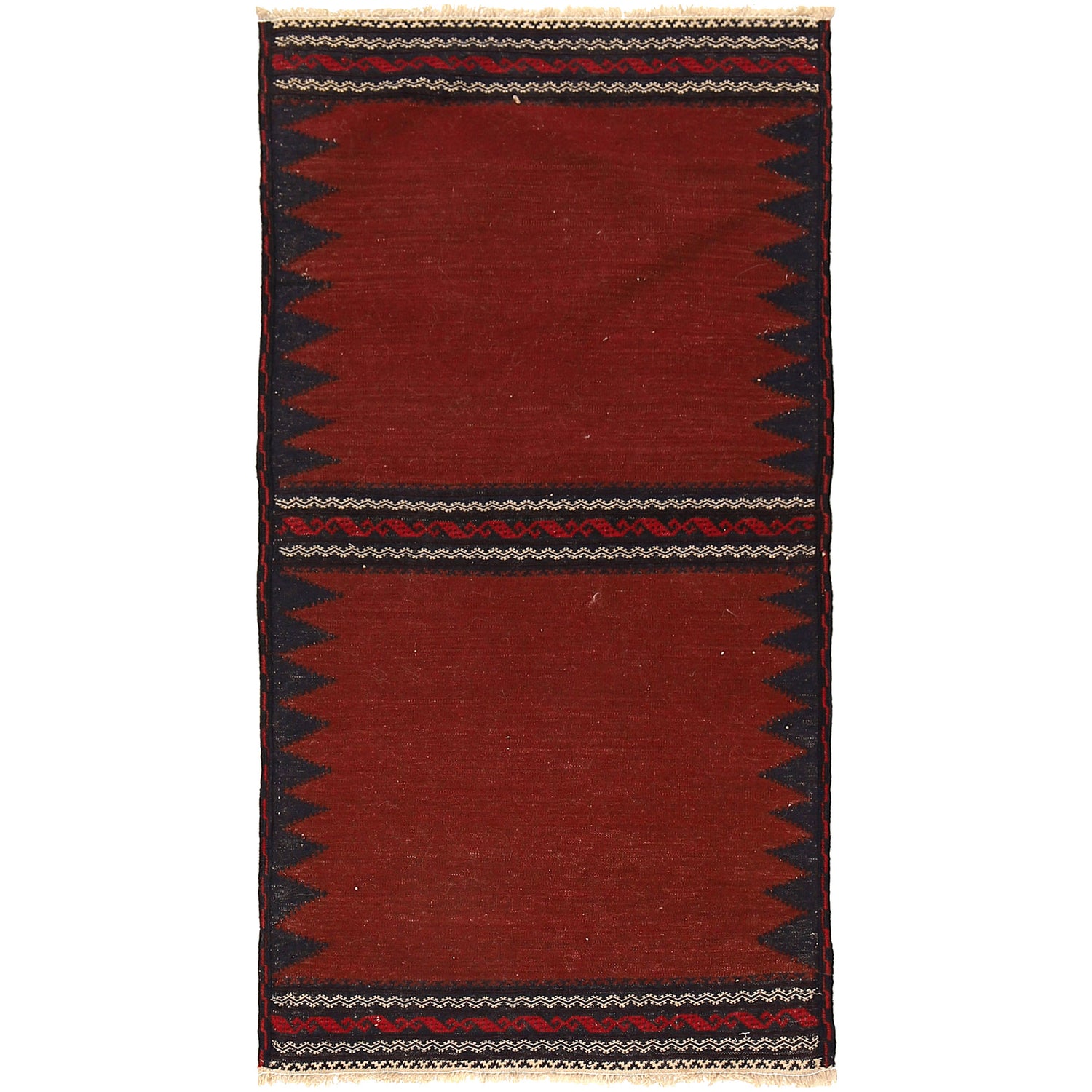 Hand Knotted Sufra Kilem Runner 2' 5" x 4' 7" ft / 73 x 140 cm - No. B21297