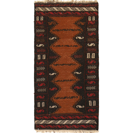 Flatweave Table Sheet Runner 2' 2" x 4' 5" ft / 67 x 134 cm - No. B21331