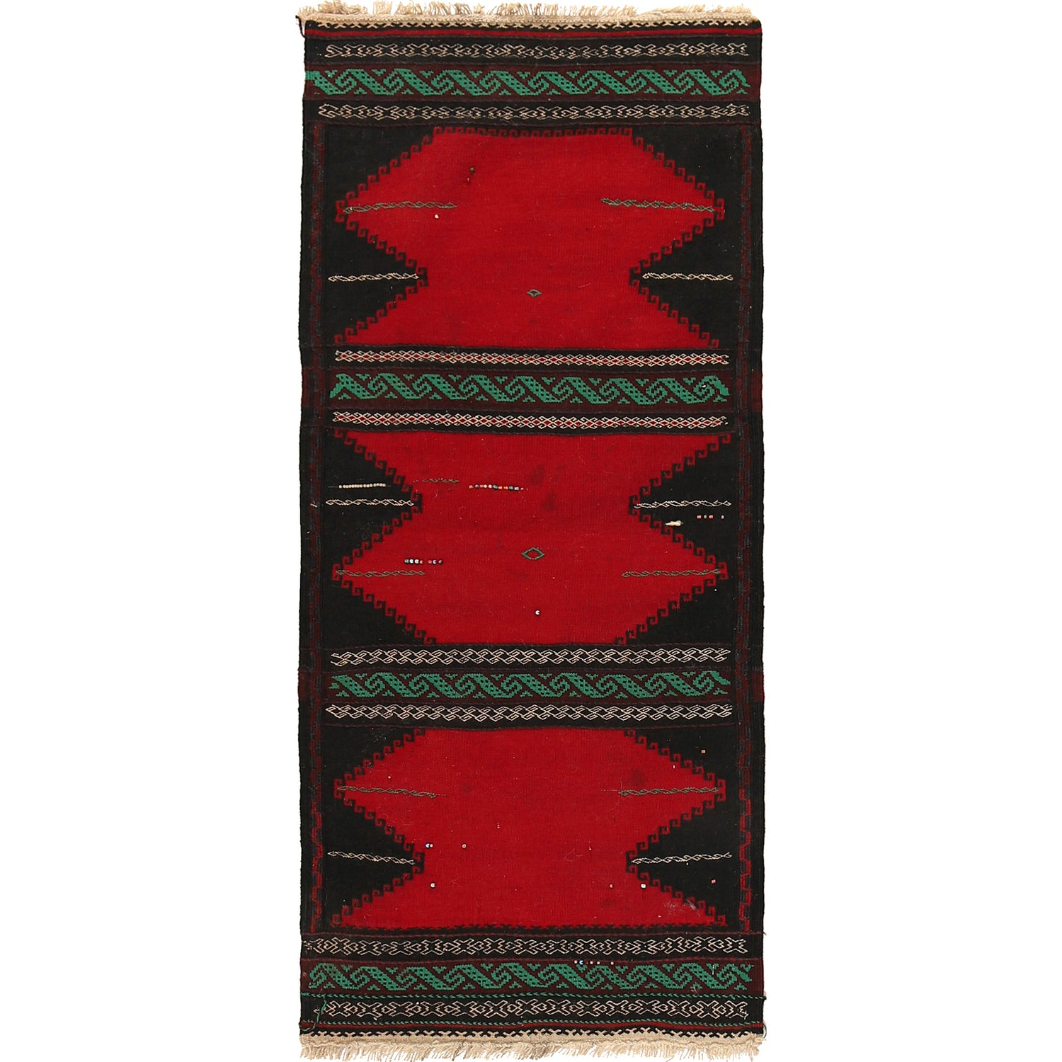 Flatweave Table Sheet Runner 2' 2" x 4' 8" ft / 65 x 143 cm - No. B21334