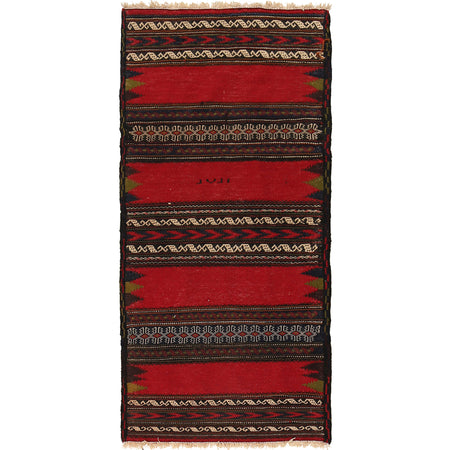 Flatweave Table Sheet Runner 2' 4" x 4' 11" ft / 70 x 150 cm - No. B21335