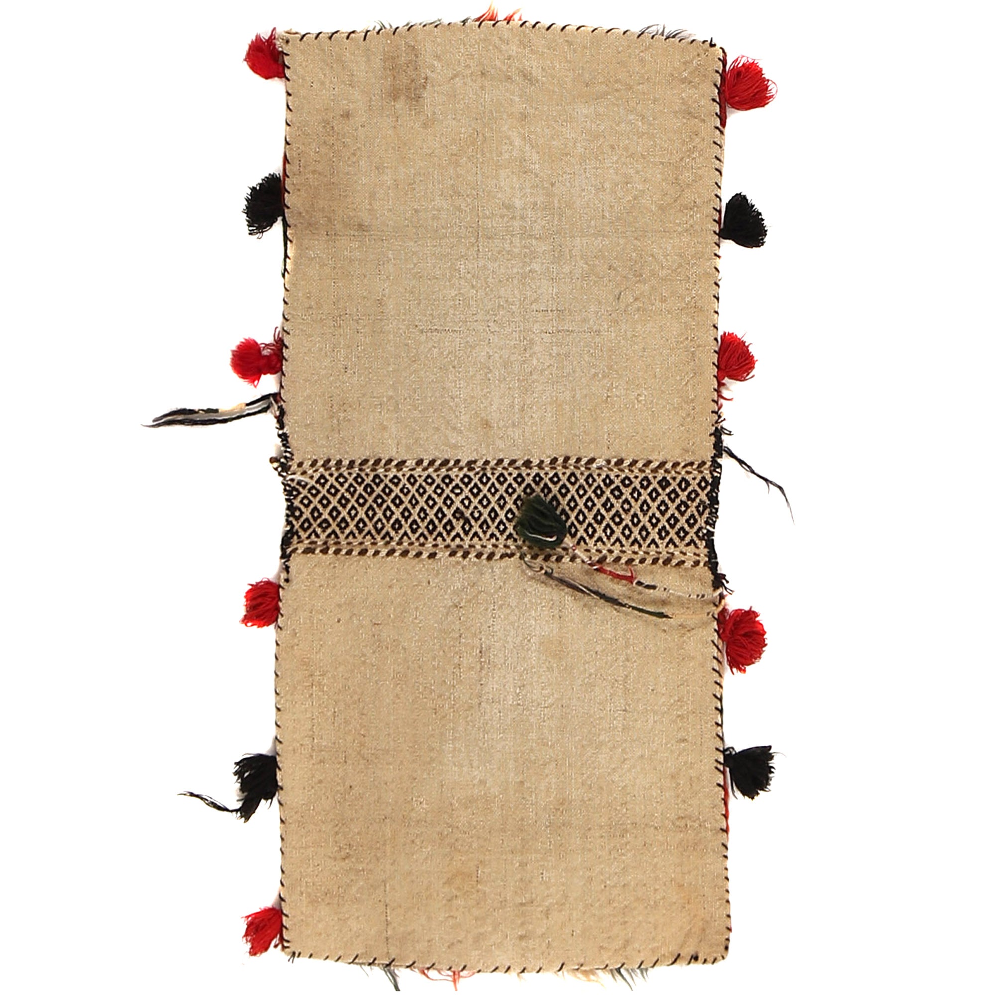 Handmade Saddle Bag Carpet 1' 3" x 2' 9" ft / 38 x 84 cm - No. B21388
