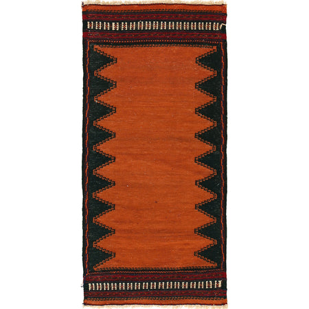 Flatweave Table Sheet Runner 2' 0" x 4' 4" ft / 62 x 133 cm - No. B21470