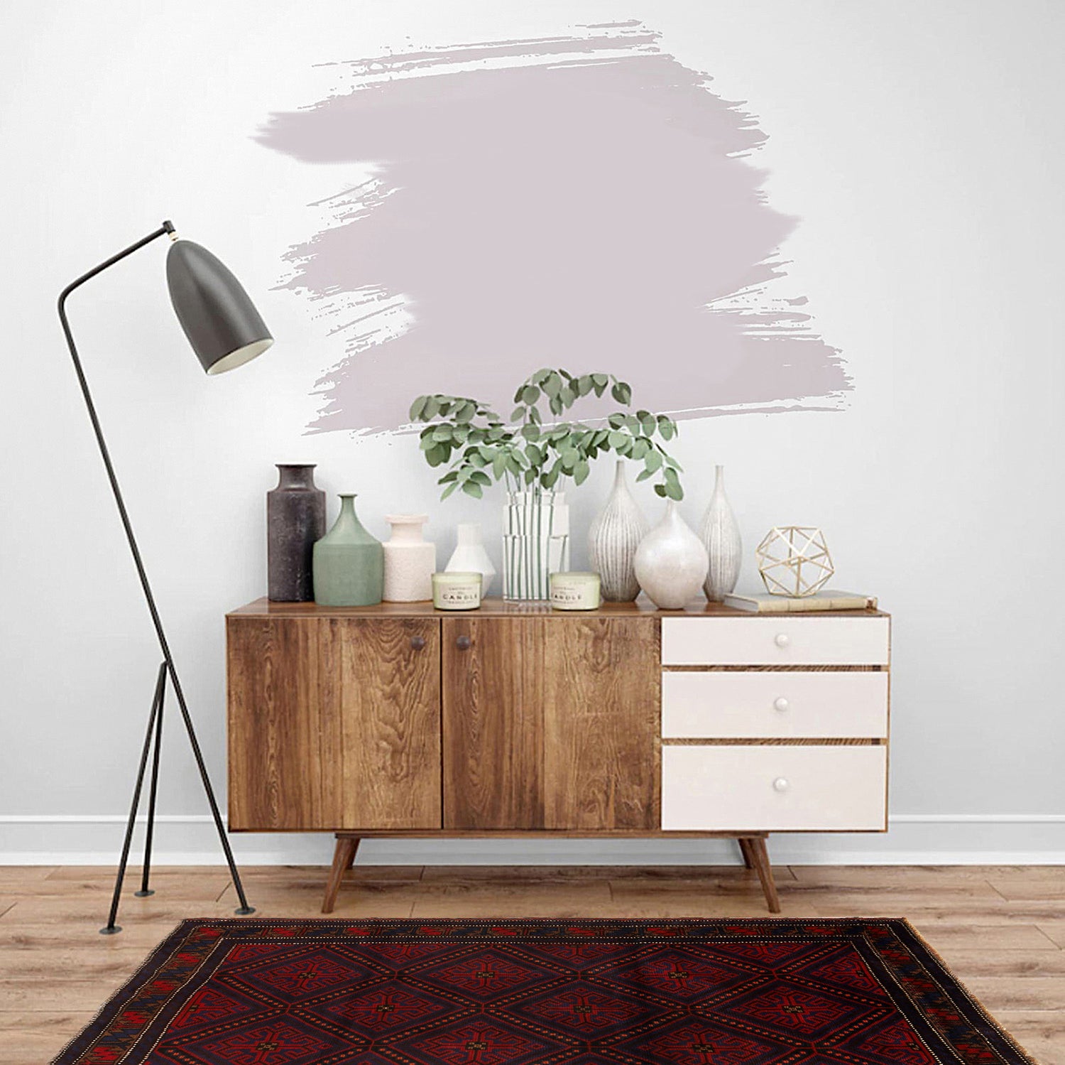 Tribal Baloch Rug 4' 2" x 6' 4" ft / 126 x 193 cm - No. B23759