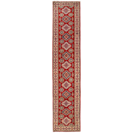 Oriental Kazak Runner Rug 2' 7" x 13' 4" ft / 80 x 406 cm - No. B26360