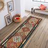 Handmade Vegetable Kilim Runner 2' 9" x 9' 9" ft / 83 x296 cm - No. B26677