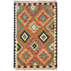 Handmade Afghan Vegetable Kilim 2' 7" x 4' 2" ft / 80 x 128 cm - No. B26699