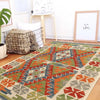 Handmade Afghan Vegetable Kilim 2' 8" x 3' 10" ft / 82 x 117 cm - No. B26727