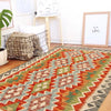 Hand Woven Wool Kelim 2' 10" x 4' 7" ft / 87 x 140 cm - No. B26751