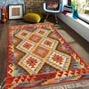 Handmade Turkish Design Wool Kilim 2' 6" x 4' 2" ft / 76 x 127 cm - No. B26761