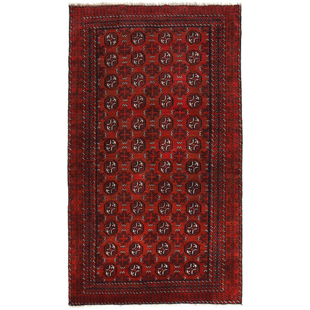 Tribal Baloch Rug 3' 4" x 5' 11" ft / 102 x 180 cm - No. B26766