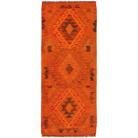 Overdyed Chobi Kilim Runner 2' 0" x 4' 11" ft / 61 x 150 cm - No. B29185