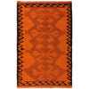 Handmade Overdyed Kilim 3' 4" x 5' 1" ft / 102 x 154 cm - No. B29202