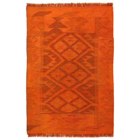 Overdyed Chobi Kilim 2' 0" x 3' 1" ft / 61 x 93 cm - No. B29206