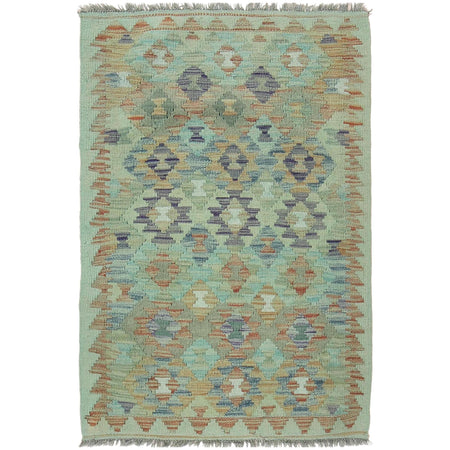 Handmade Overdye Kilim 2' 6" x 3' 11" ft / 76 x 120 cm - No. B29218