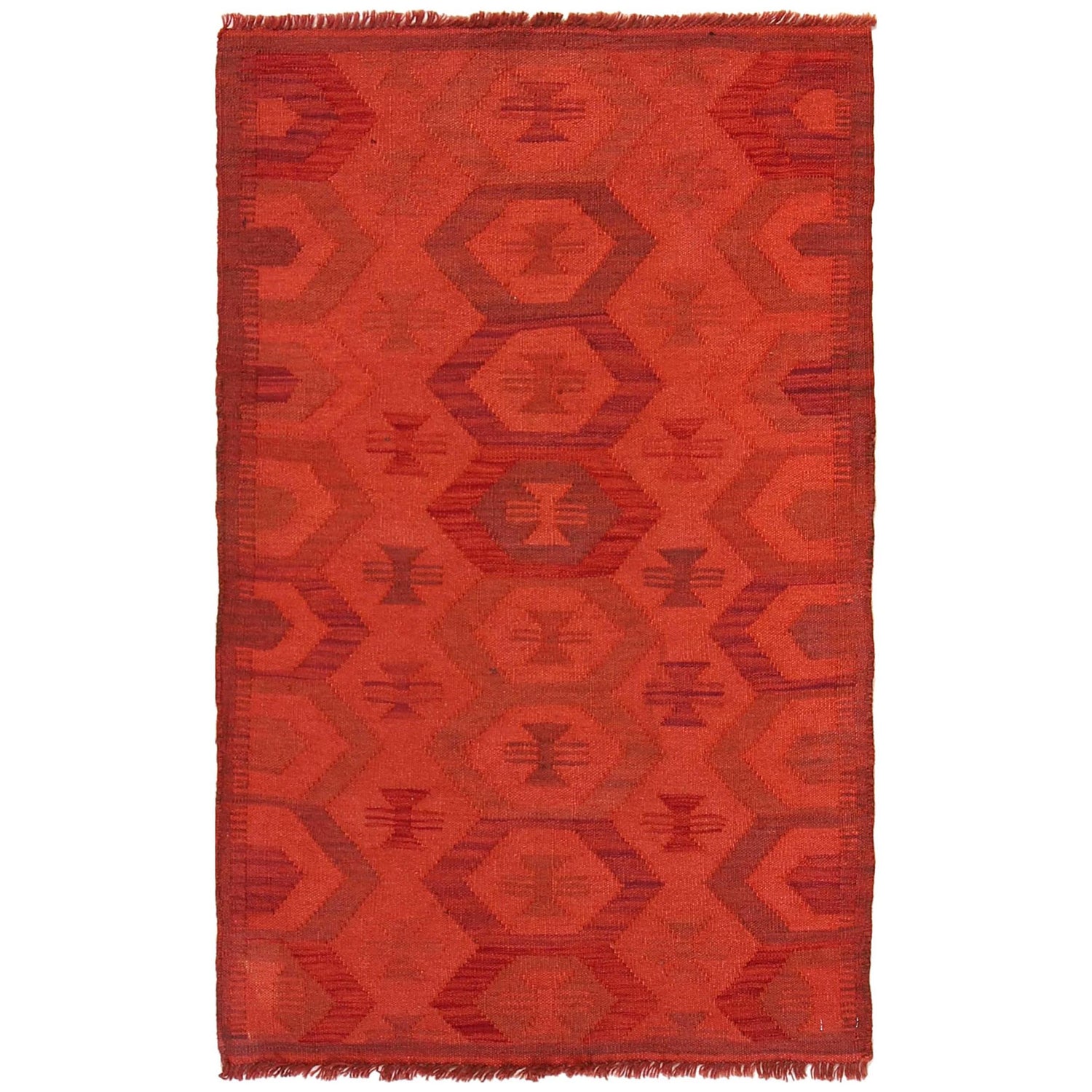 Handmade Overdye Kilim 2' 6" x 4' 1" ft / 76 x 124 cm - No. B29220